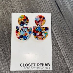Closet Rehab Multicolor Statement Earrings